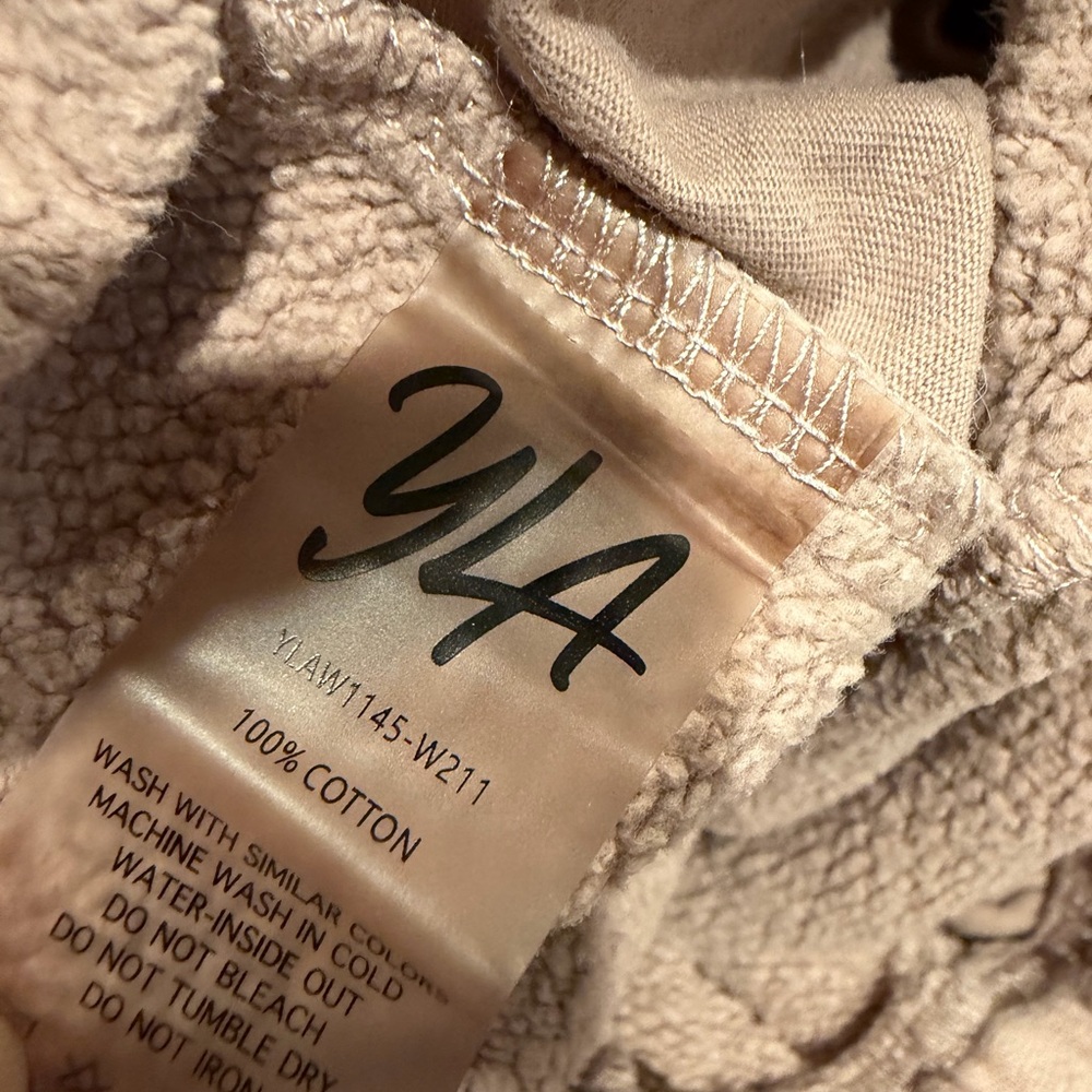 YoungLA Dusty Mauve Joggers Dreamers Club Sweatpants Unisex Size L Fleece - Picture 11 of 11